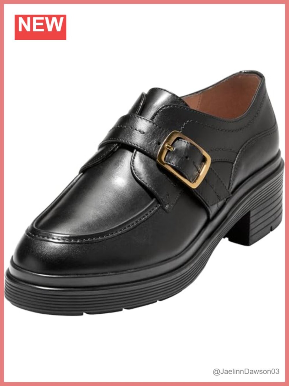Women's Leather Wingtip Oxford Shoes Perforated Accent Cushioned